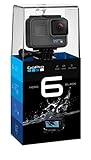 GoPro Hero6 Videocámara de acción (4K, 12 MP, resistente y sumergible hasta 10m sin carcasa, pantalla táctil 2'), Negro