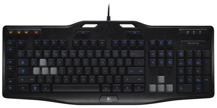 El Logitech G105 es un teclado de gaming, que a diferencia de otras opciones de la misma compañía, hace uso de membrana. Hablar de Logitech es hablar de calidad, y este teclado lo confirma.